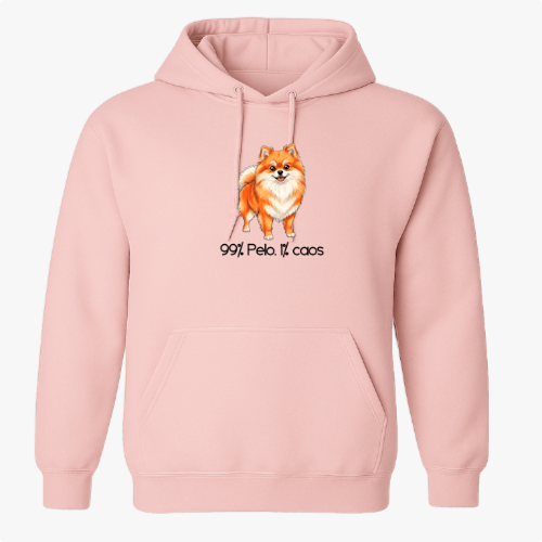 Moletom com Capuz “99% pêlo 1% caos”