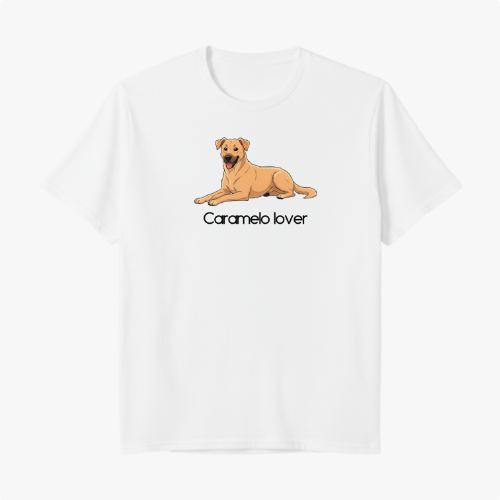 Camiseta Regular Premium "Caramelover" (horizontal)