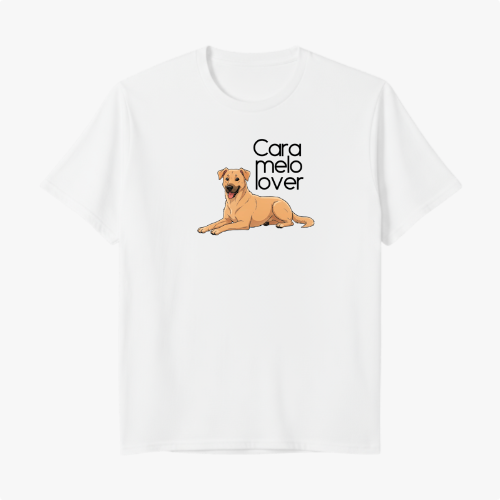 Camiseta Regular Premium "Caramelover" (vertical)