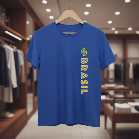 Camiseta manga curta A COPA CHEGOU - Brasil Vertical_CLR