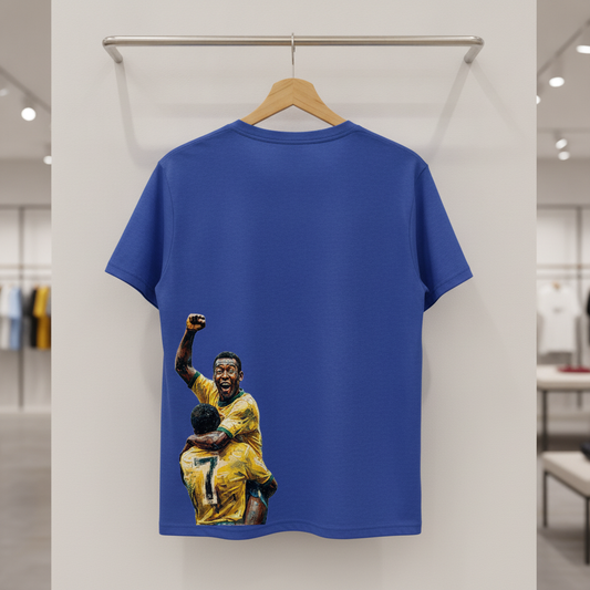 Camiseta manga curta A COPA CHEGOU - Seleção de 70