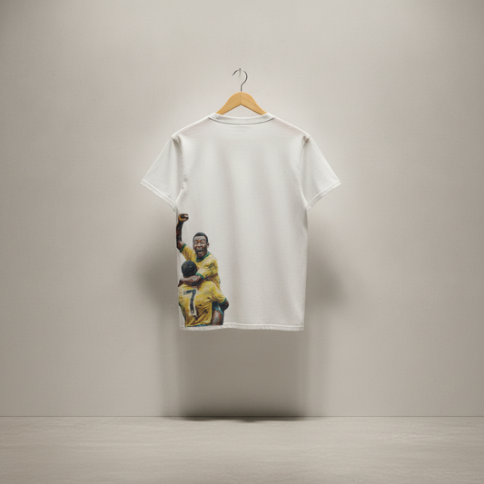 Camiseta manga curta A COPA CHEGOU - Seleção de 70_PB