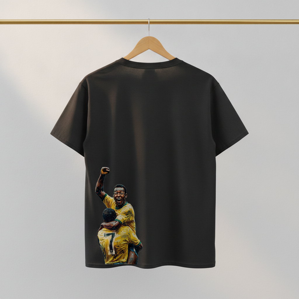 Camiseta manga curta A COPA CHEGOU - Seleção de 70_PB