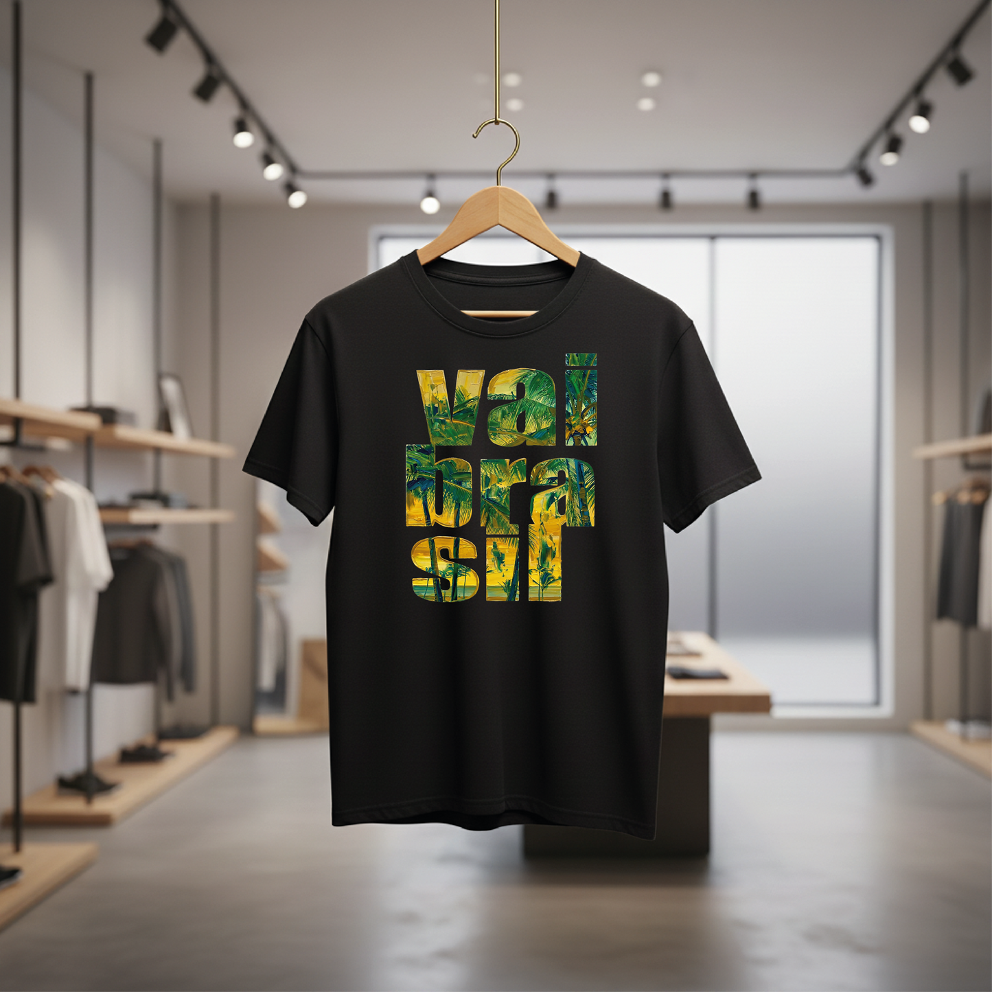 Camiseta manga curta A COPA CHEGOU - Vai Brasil 02