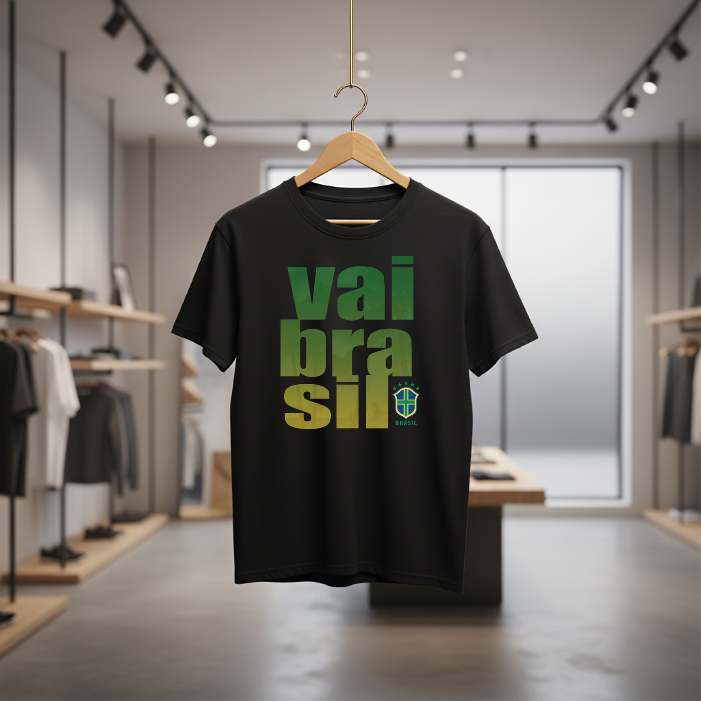 Camiseta manga curta A COPA CHEGOU - Pelé