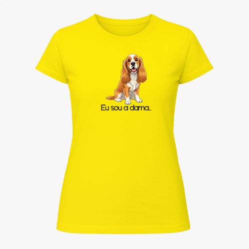 Blusa Babylook "Eu sou a dama"
