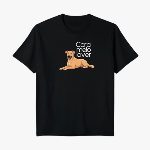 Camiseta Regular Premium "Caramelover" (vertical)