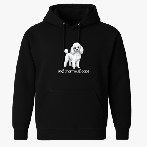 Moletom com Capuz “99 charme 1% caos (vertical)”