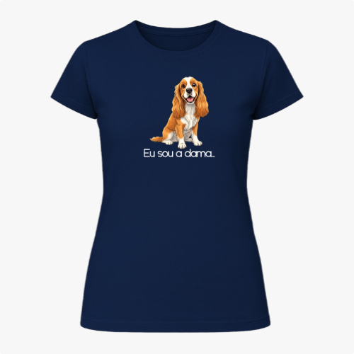 Blusa Babylook "Eu sou a dama"