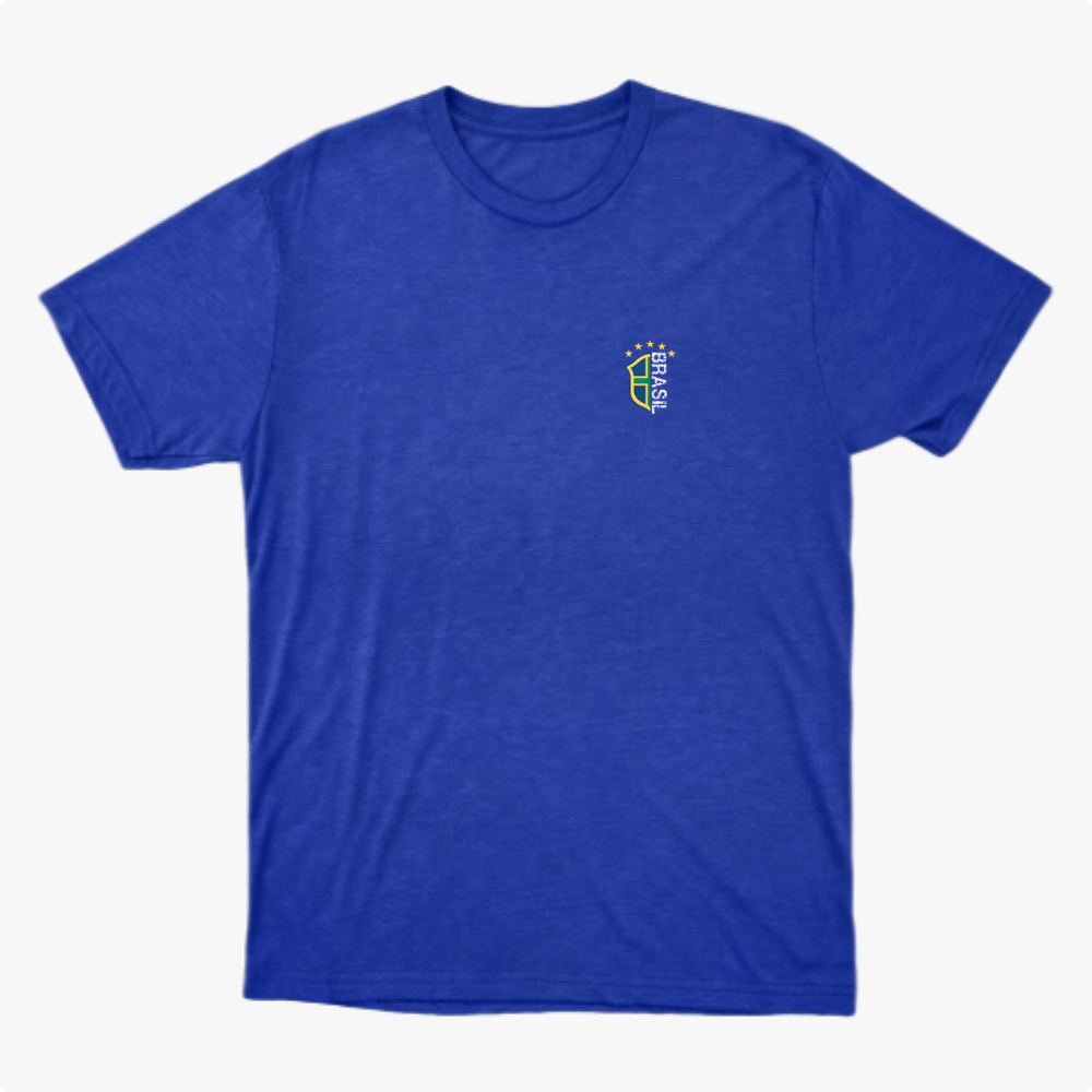 Camiseta manga curta A COPA CHEGOU - Brasão_CLR