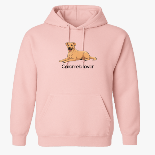 Moletom com Capuz “Caramelover (embaixo)”