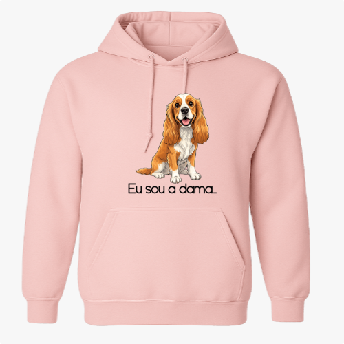 Moletom canguru "Eu sou a dama"