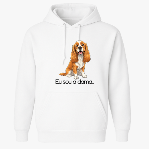 Moletom canguru "Eu sou a dama"