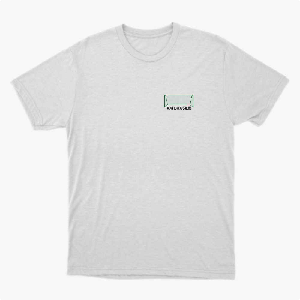 Camiseta manga curta A COPA CHEGOU - Cristo Goleiro_PB