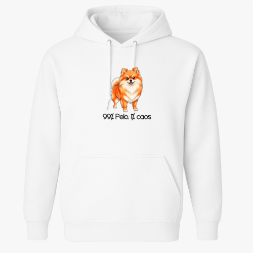 Moletom com Capuz “99% pêlo 1% caos”