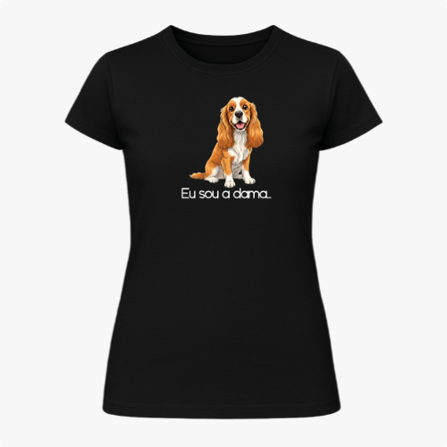 Blusa Babylook "Eu sou a dama"