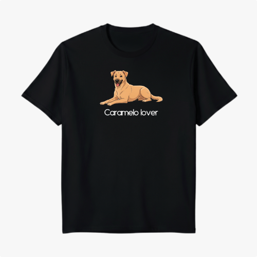 Camiseta Regular Premium "Caramelover" (horizontal)