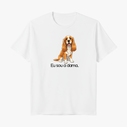 Camiseta Regular Premium Unissex "Eu sou a Dama"