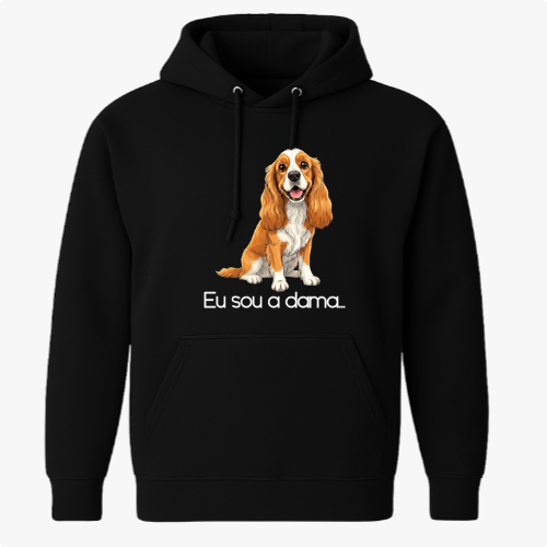 Moletom canguru "Eu sou a dama"