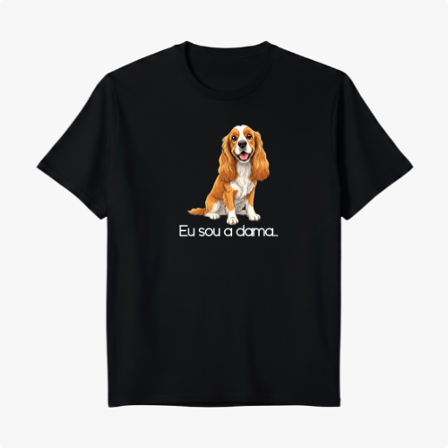 Camiseta Regular Premium Unissex "Eu sou a Dama"