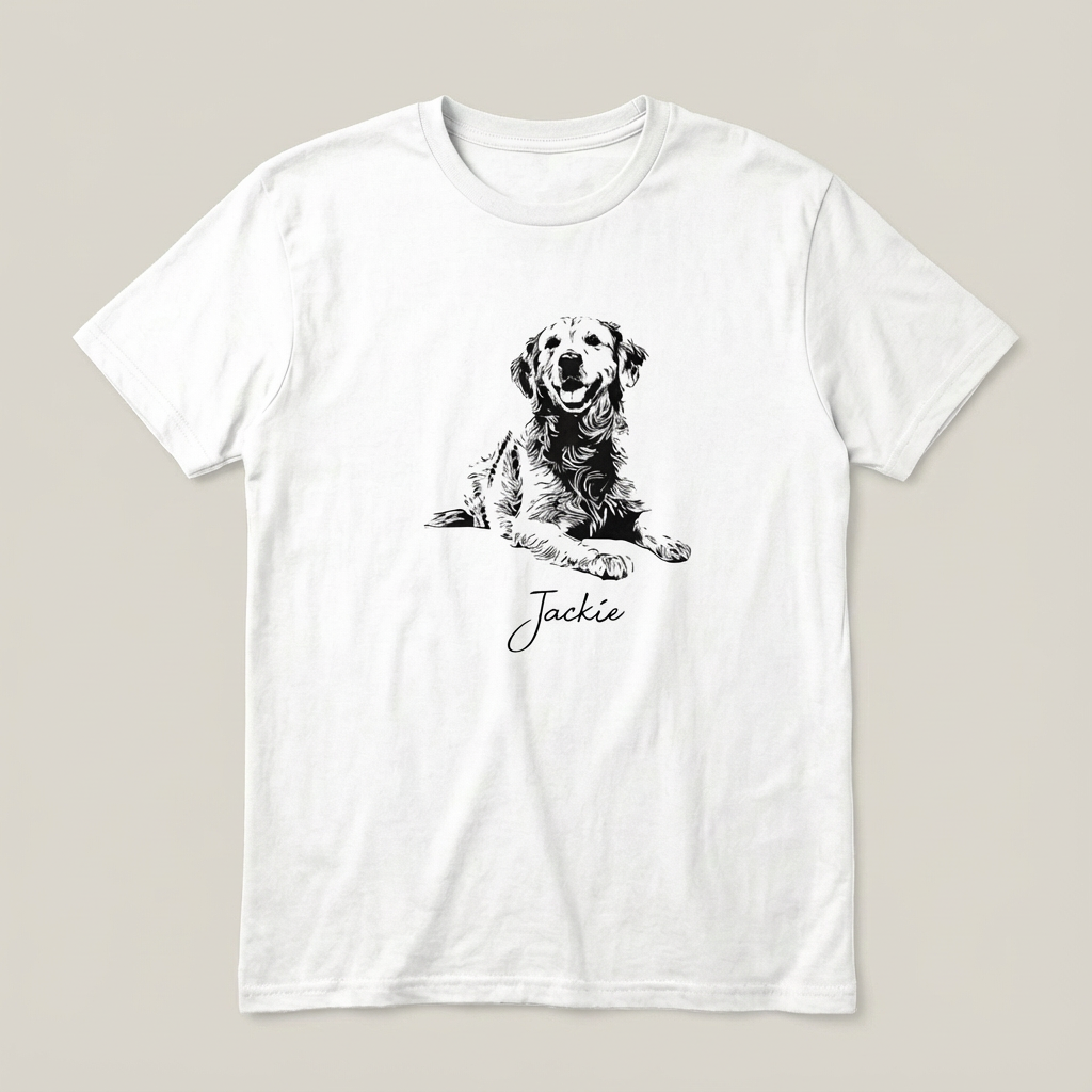 Camiseta regular premium personalizada minimalista front v1