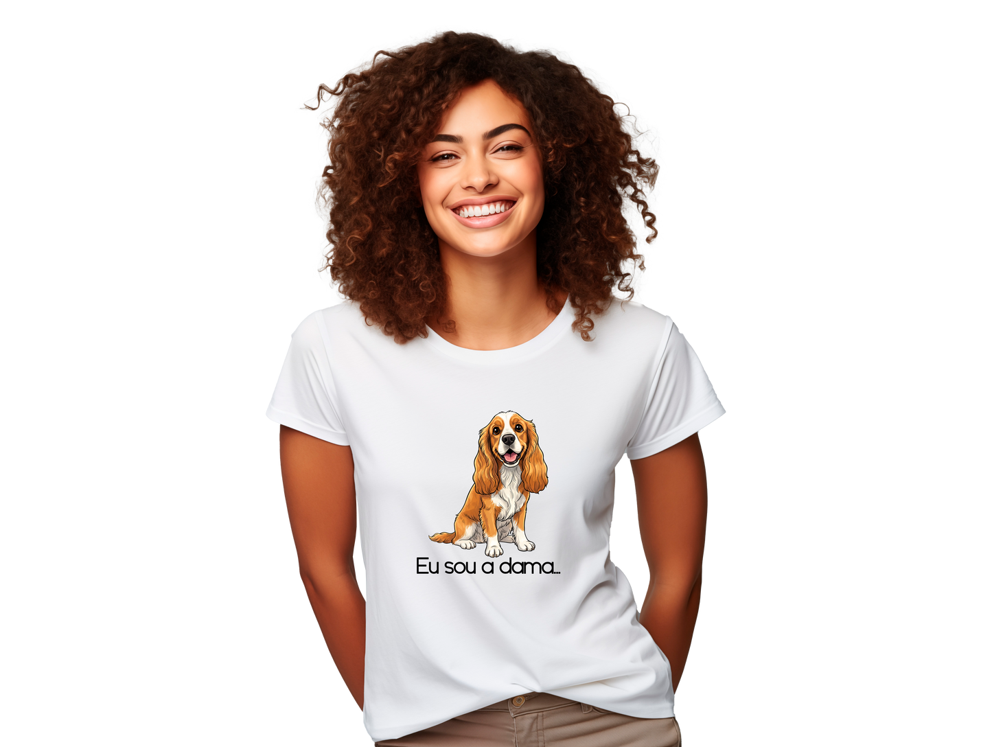 Camiseta Regular Premium Unissex "Eu sou a Dama"