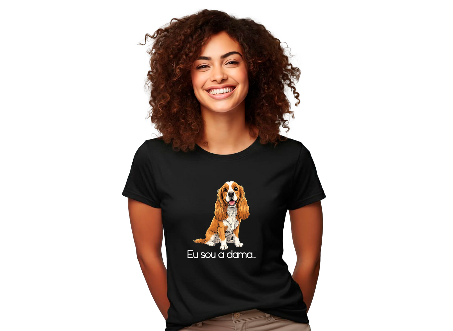Camiseta Regular Premium Unissex "Eu sou a Dama"